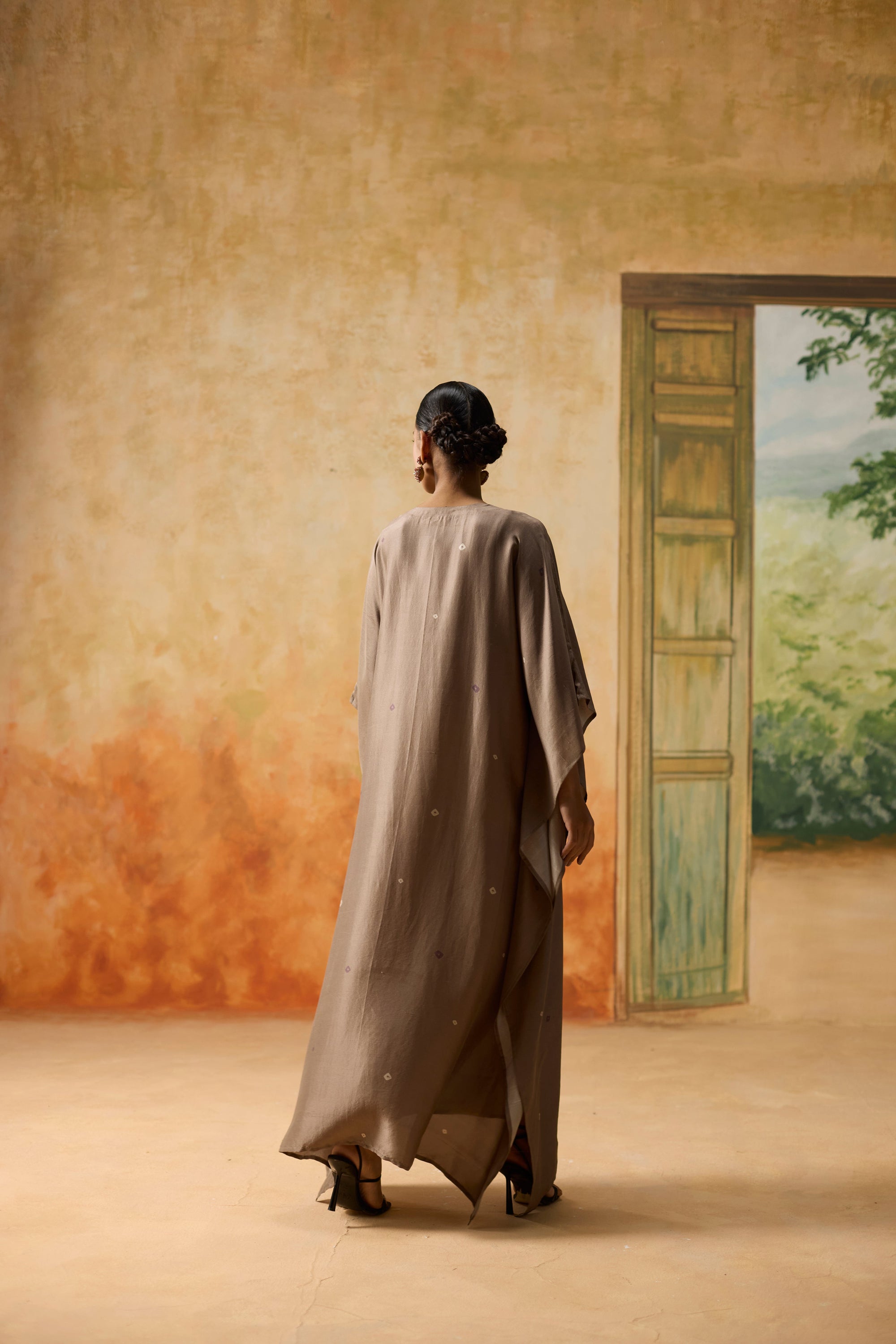 Holly Kaftan - Brown