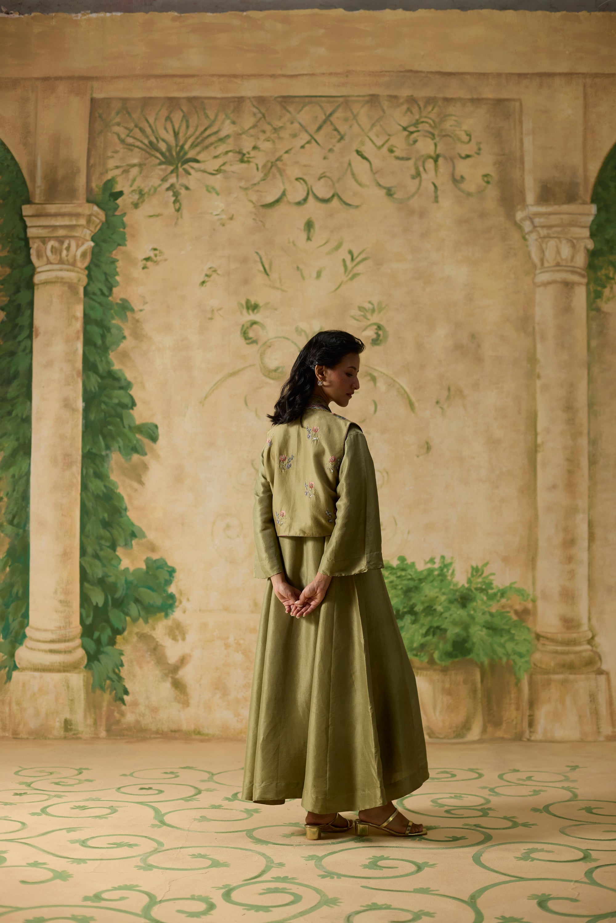 Fern Jacket Set - Green
