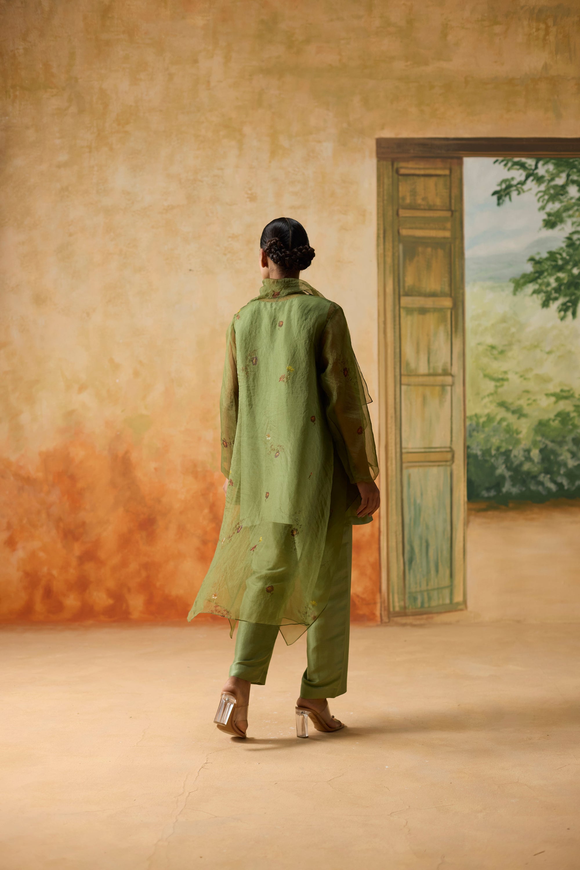 Glen Jacket Set - Green