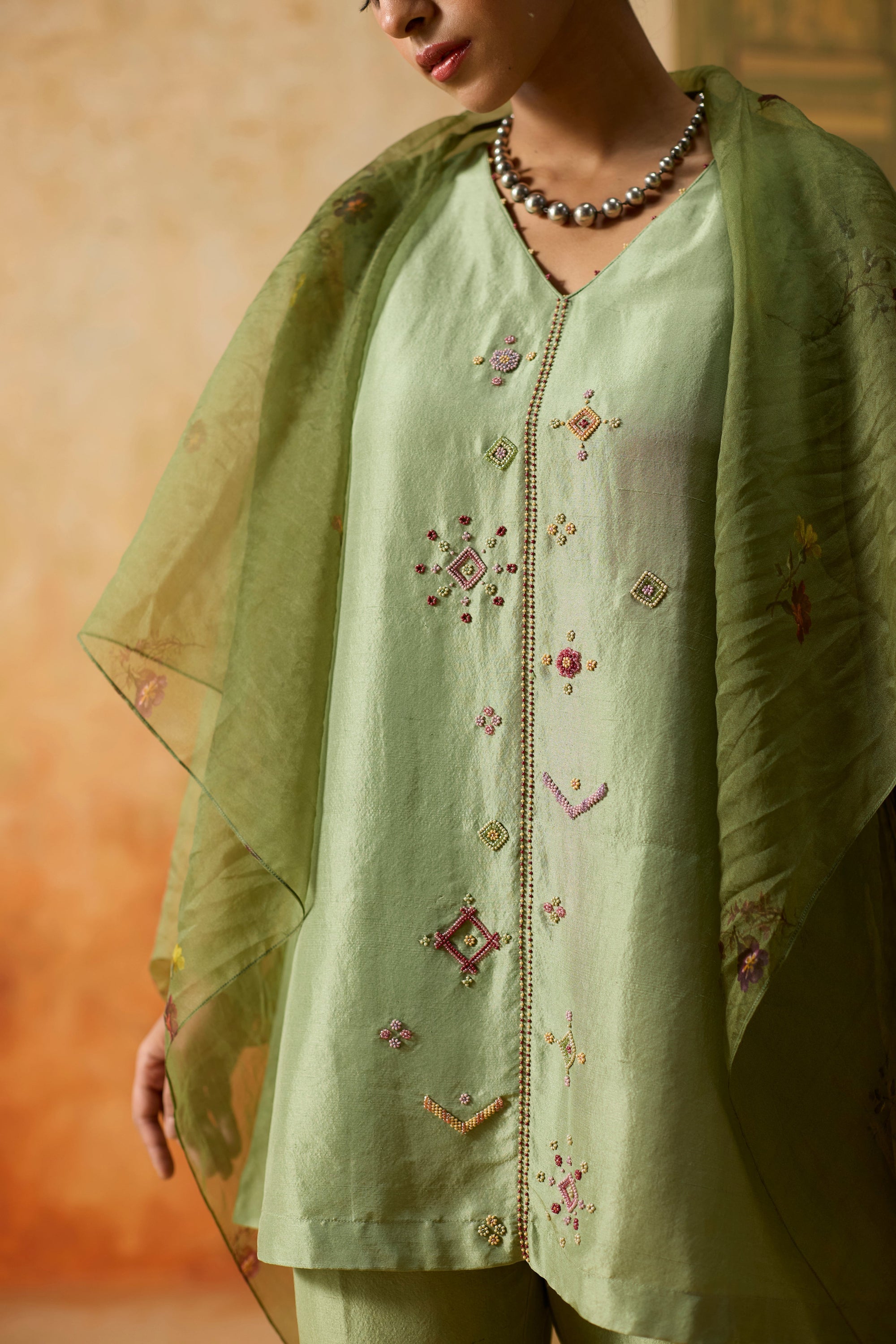 Glen Jacket Set - Green