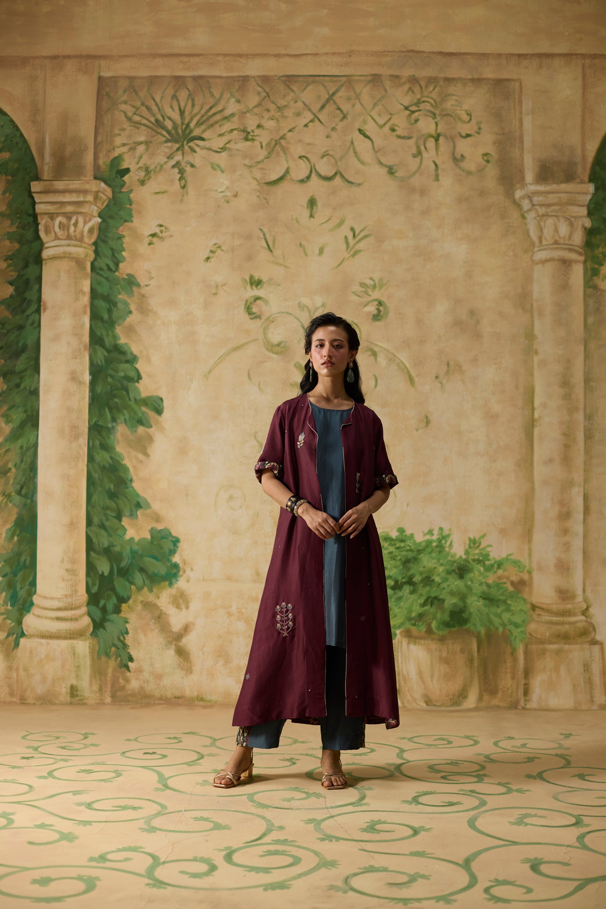 Pine Jacket Set - Deep Pink