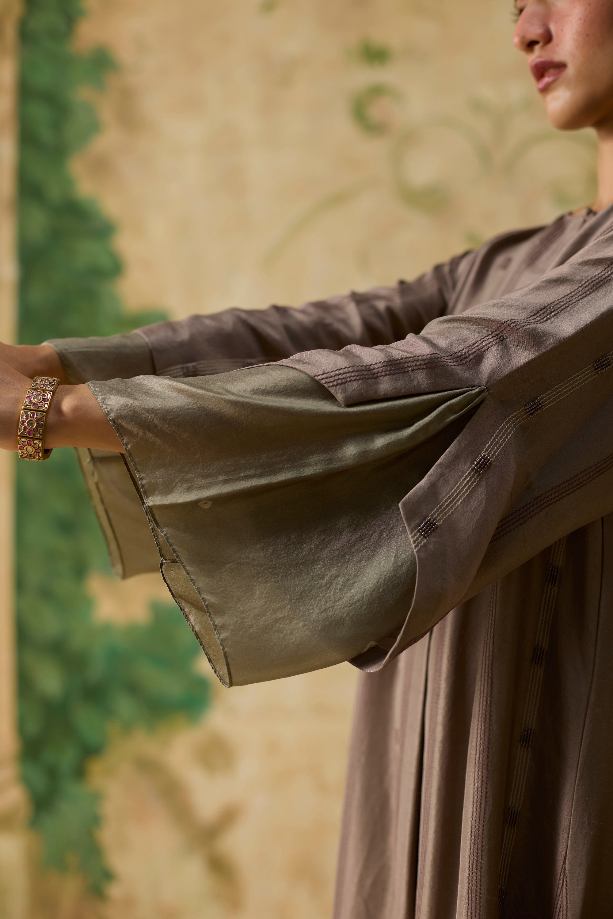 Mullen Kurta Set - Brown