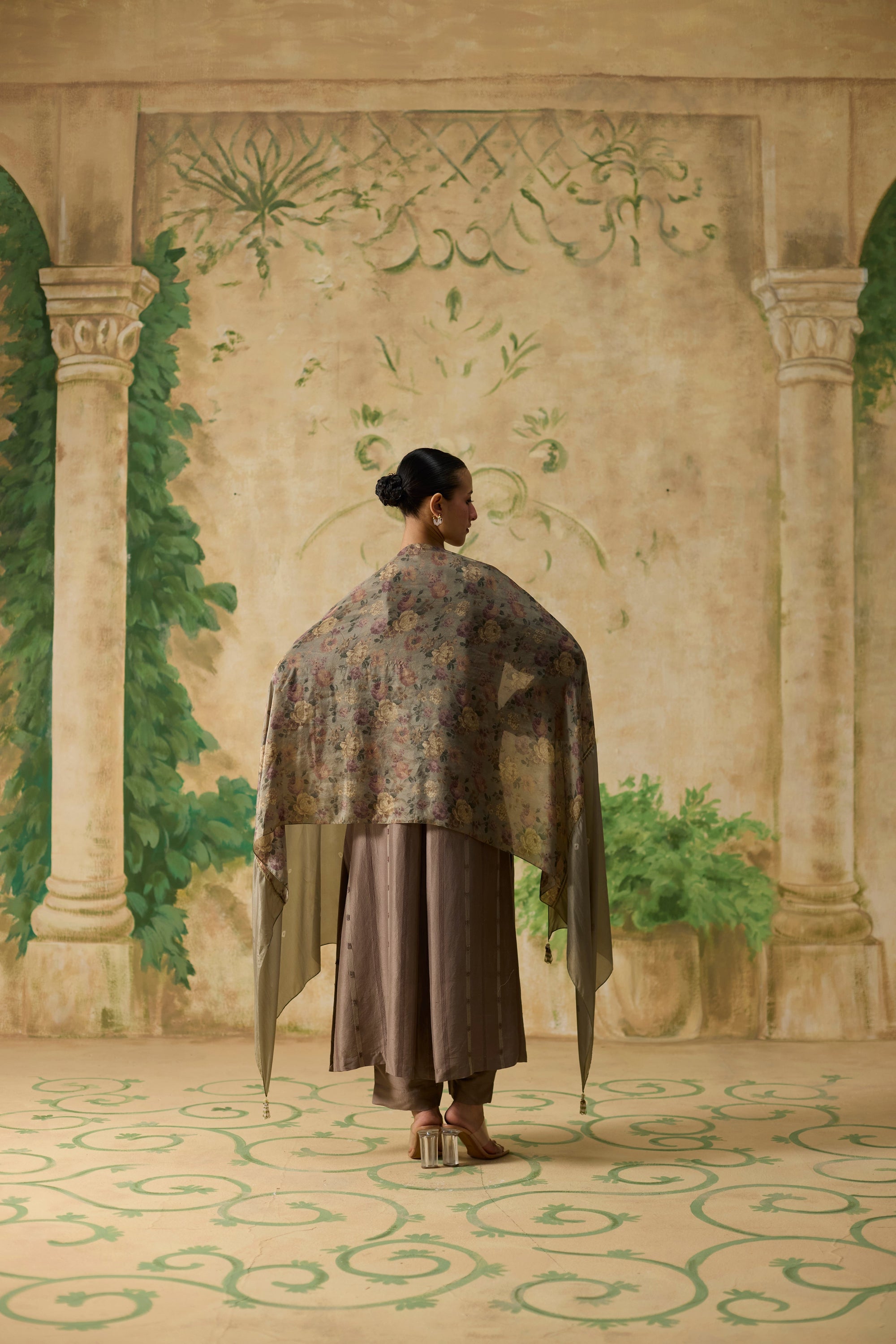 Mullen Kurta Set - Brown