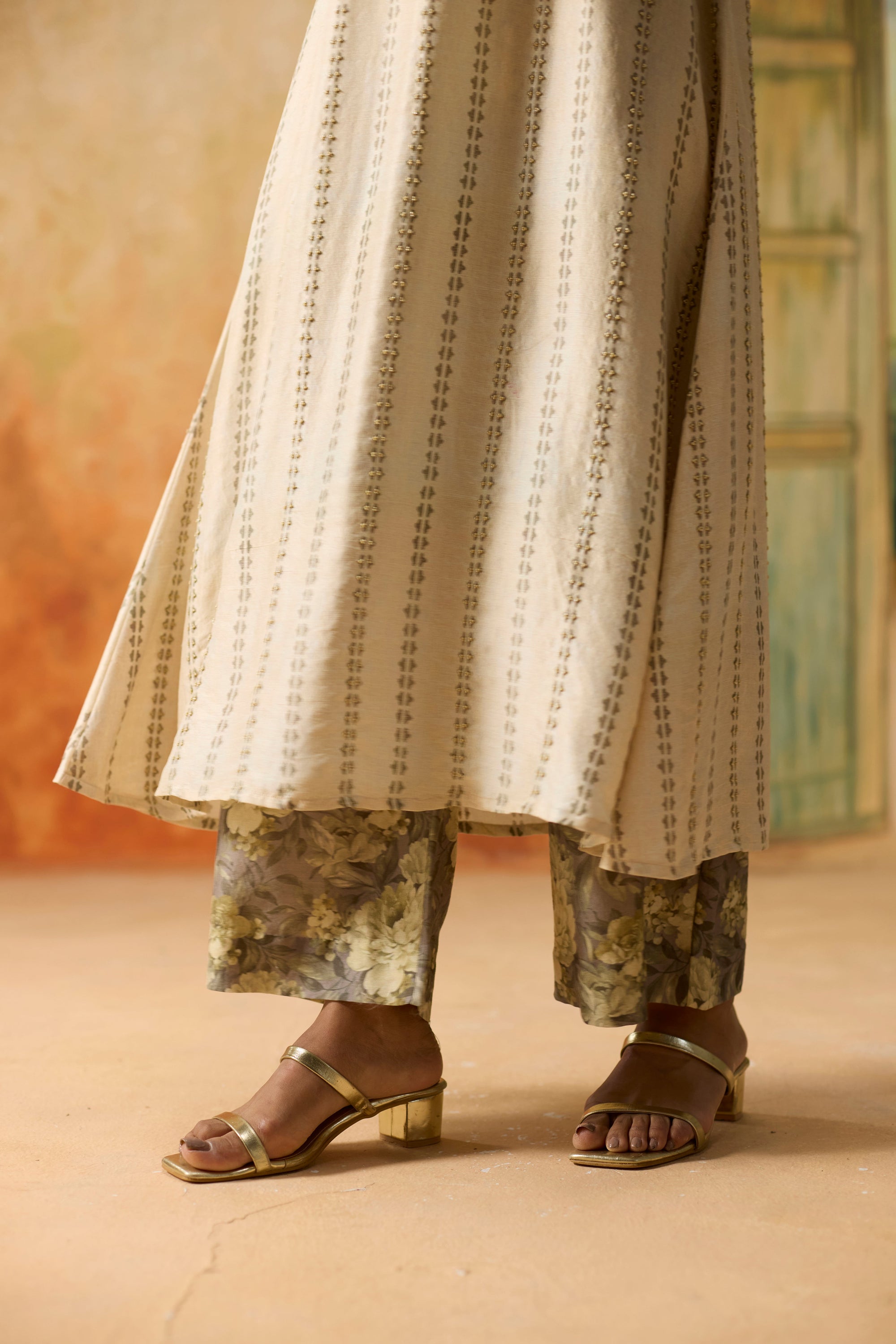 Heath Kurta Set - Beige