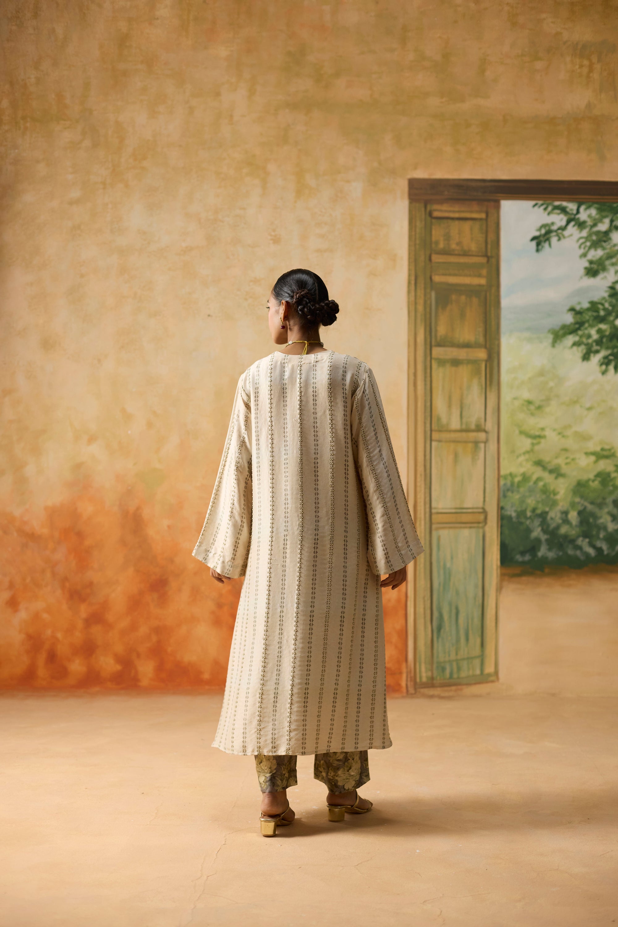 Heath Kurta Set - Beige