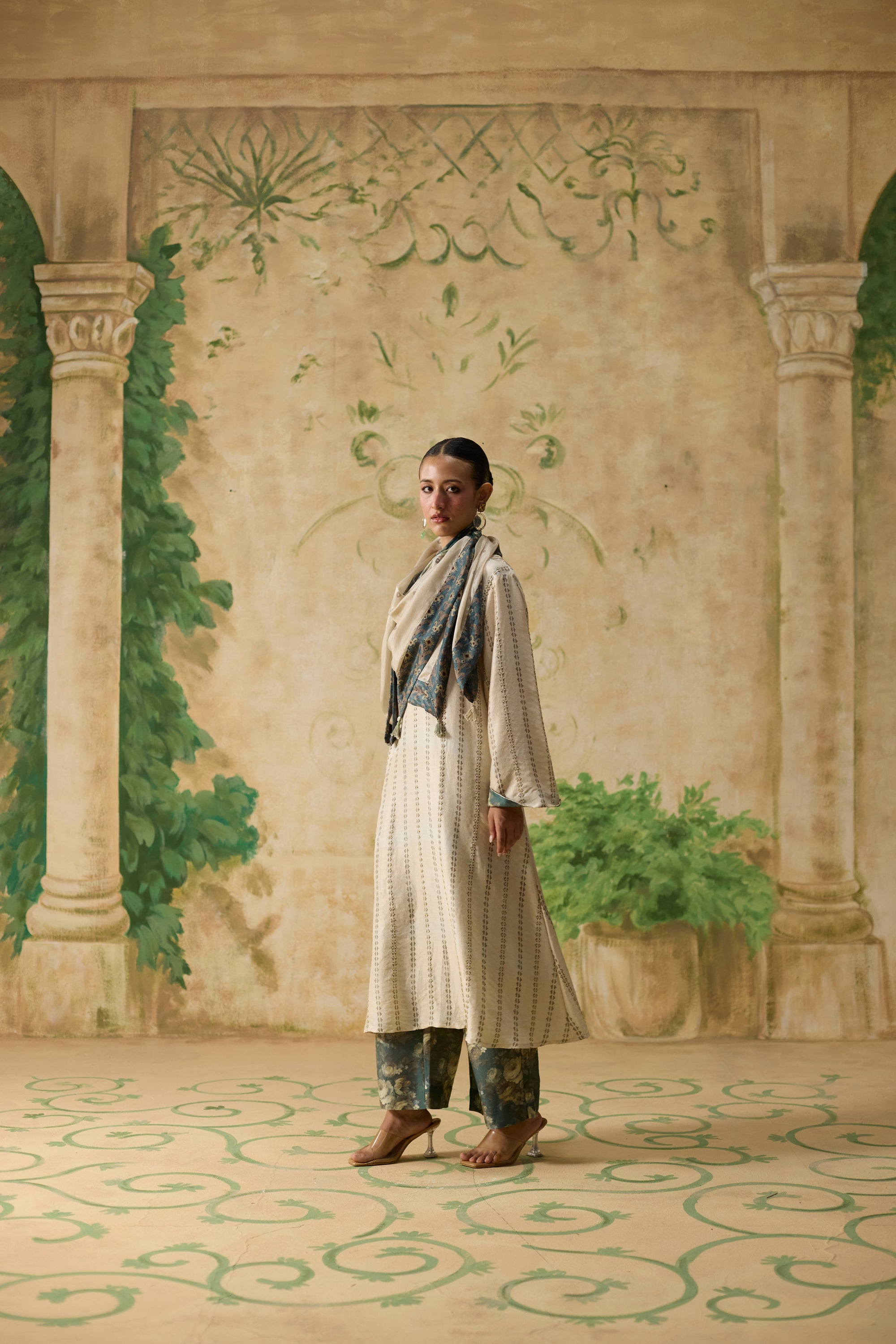 Heath Kurta Set - Beige