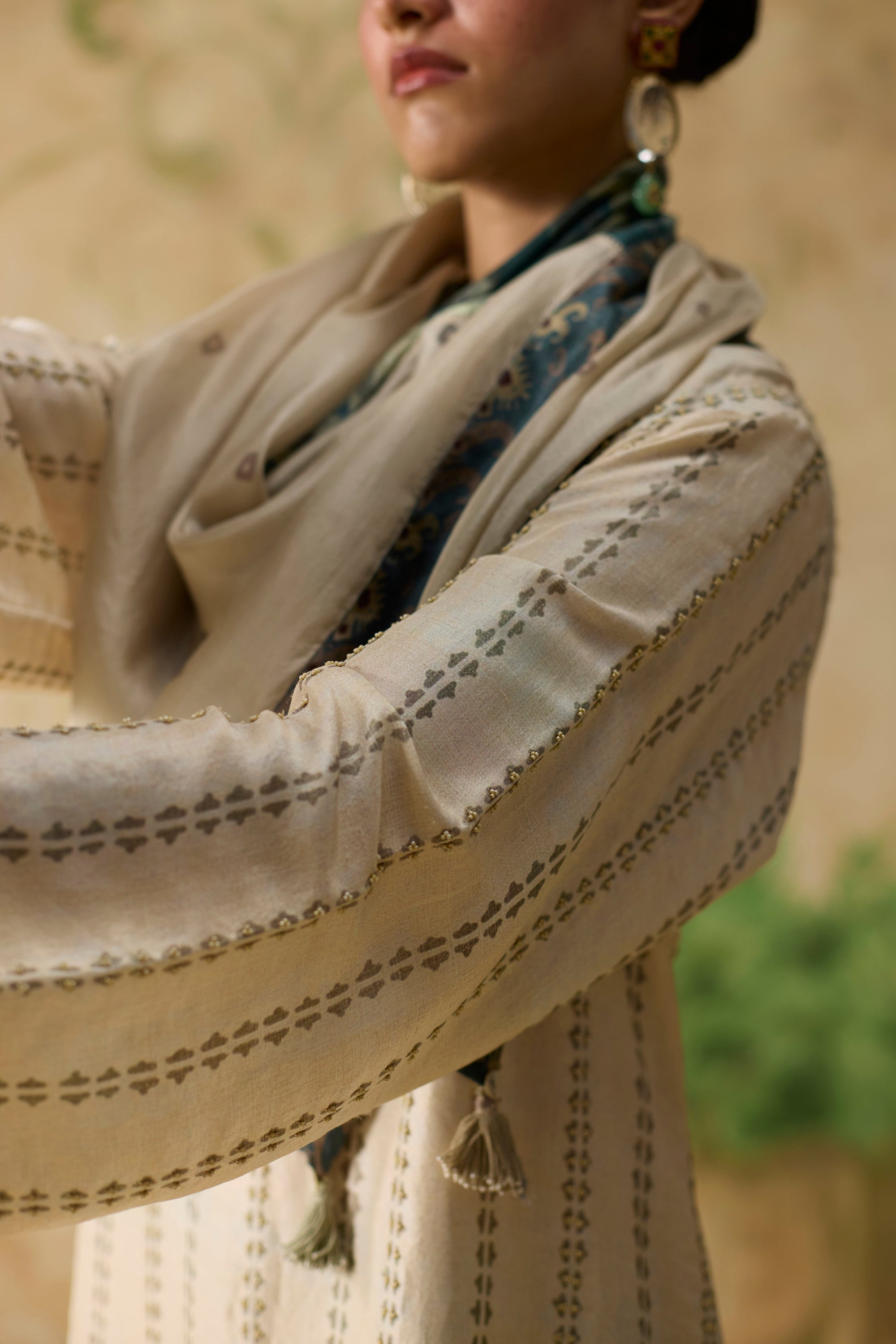 Heath Kurta Set - Beige