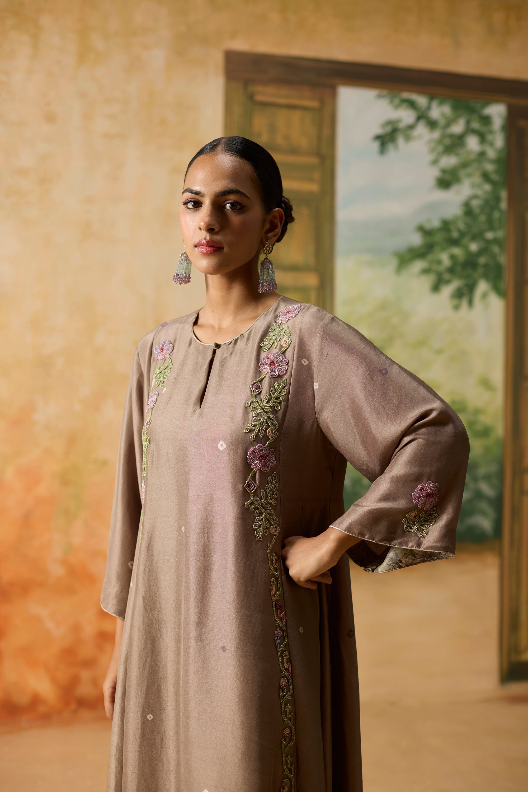 Chestel Kurta - Brown