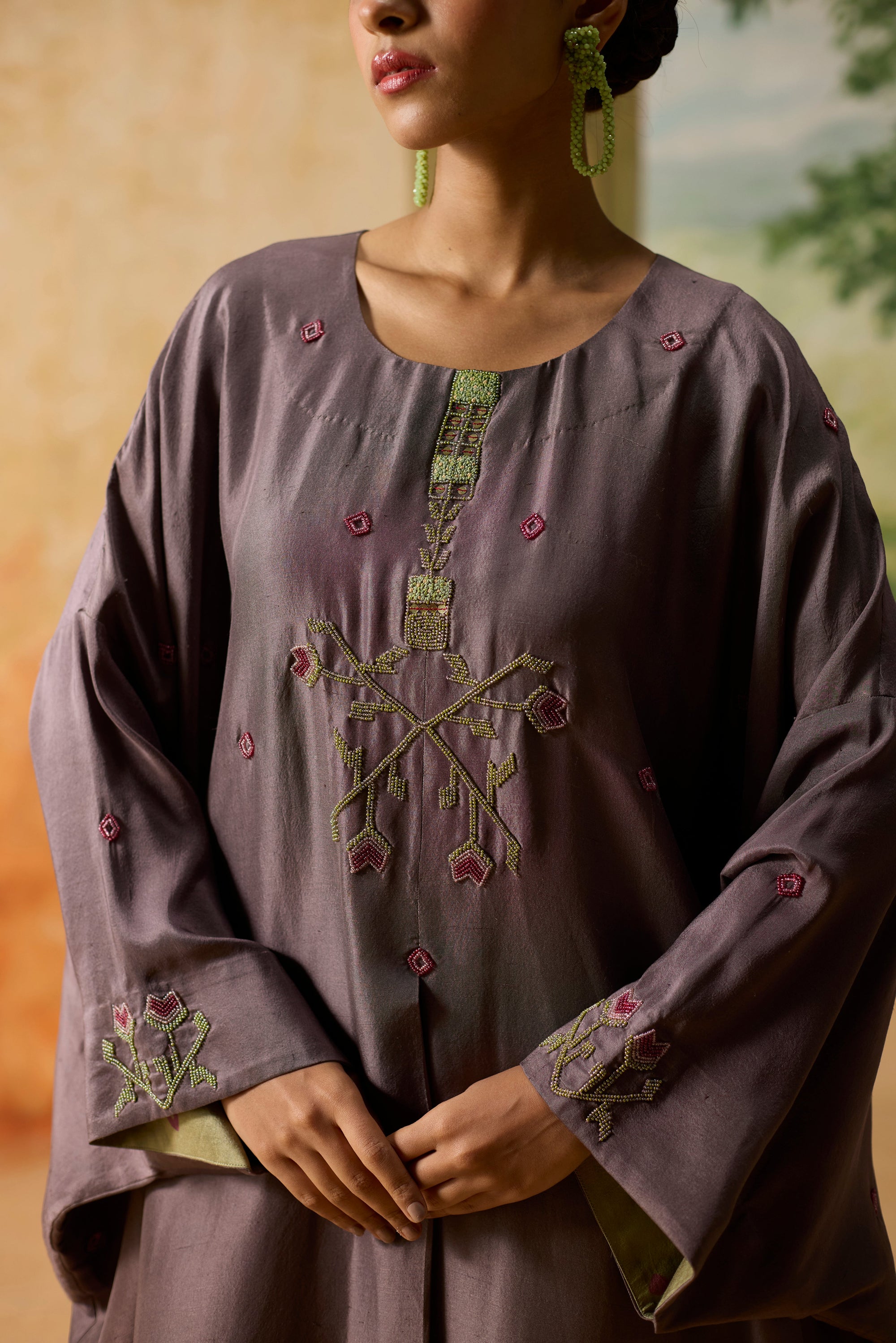 Sloe Kaftan - Purple