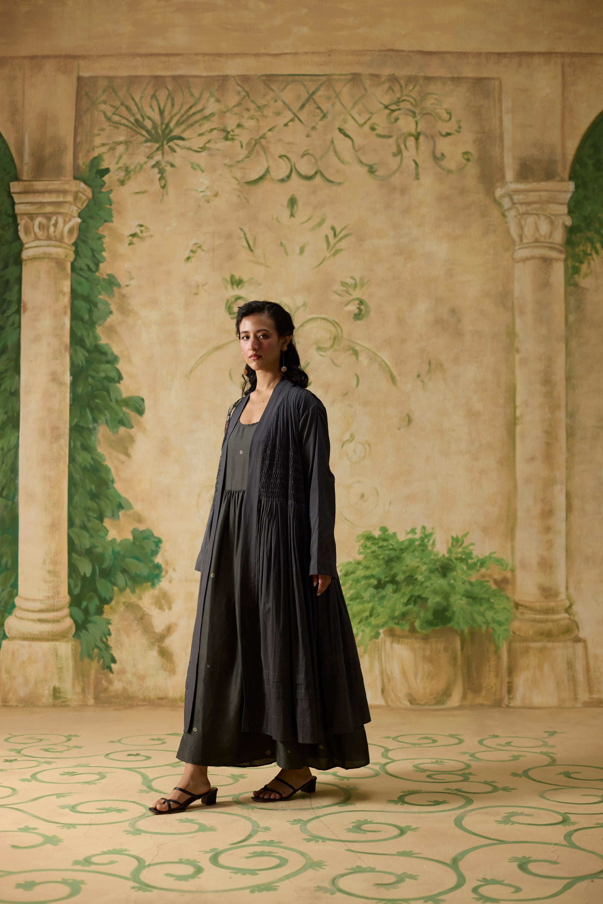 Ruchi Tunic - Charcoal Grey