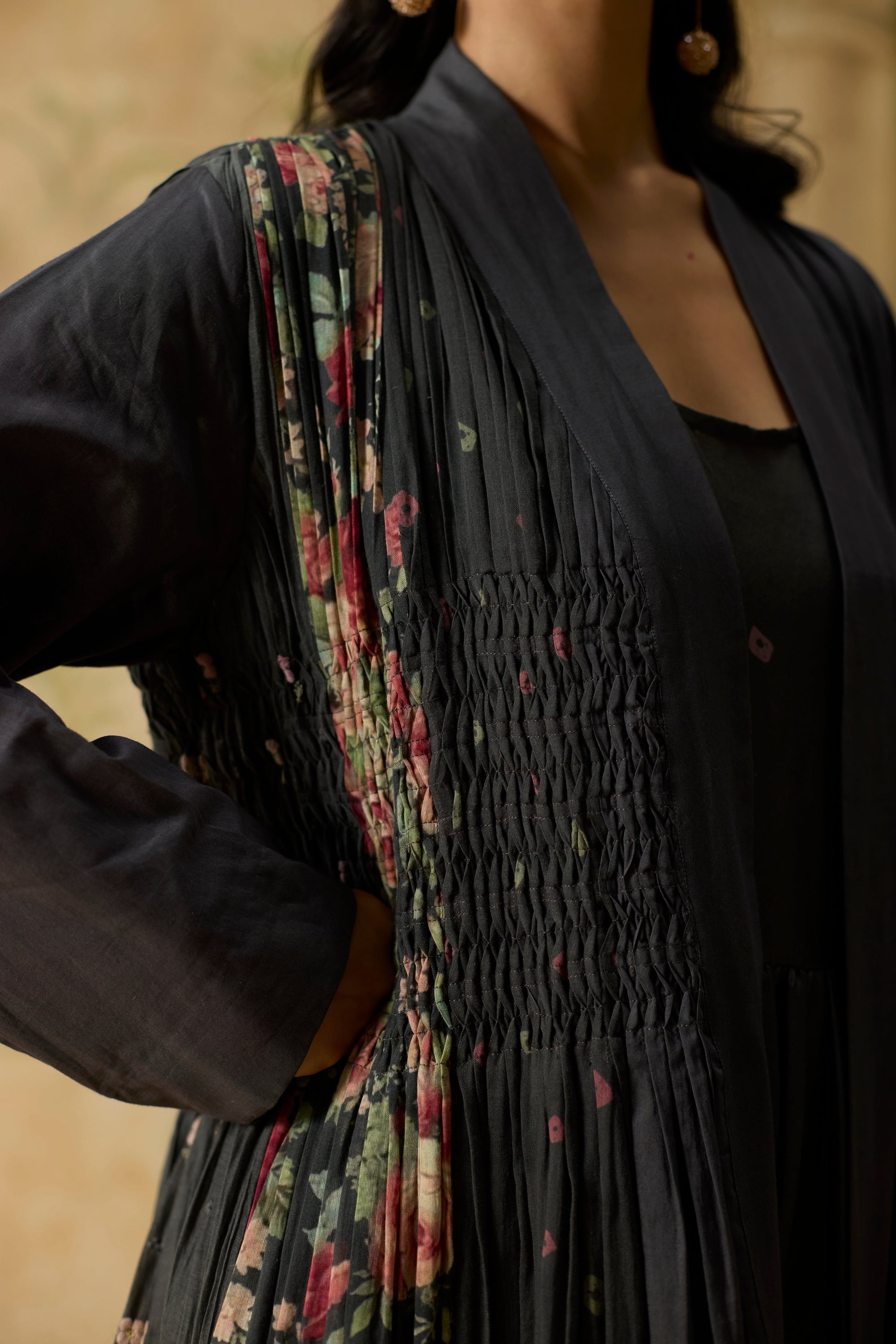 Ruchi Tunic - Charcoal Grey
