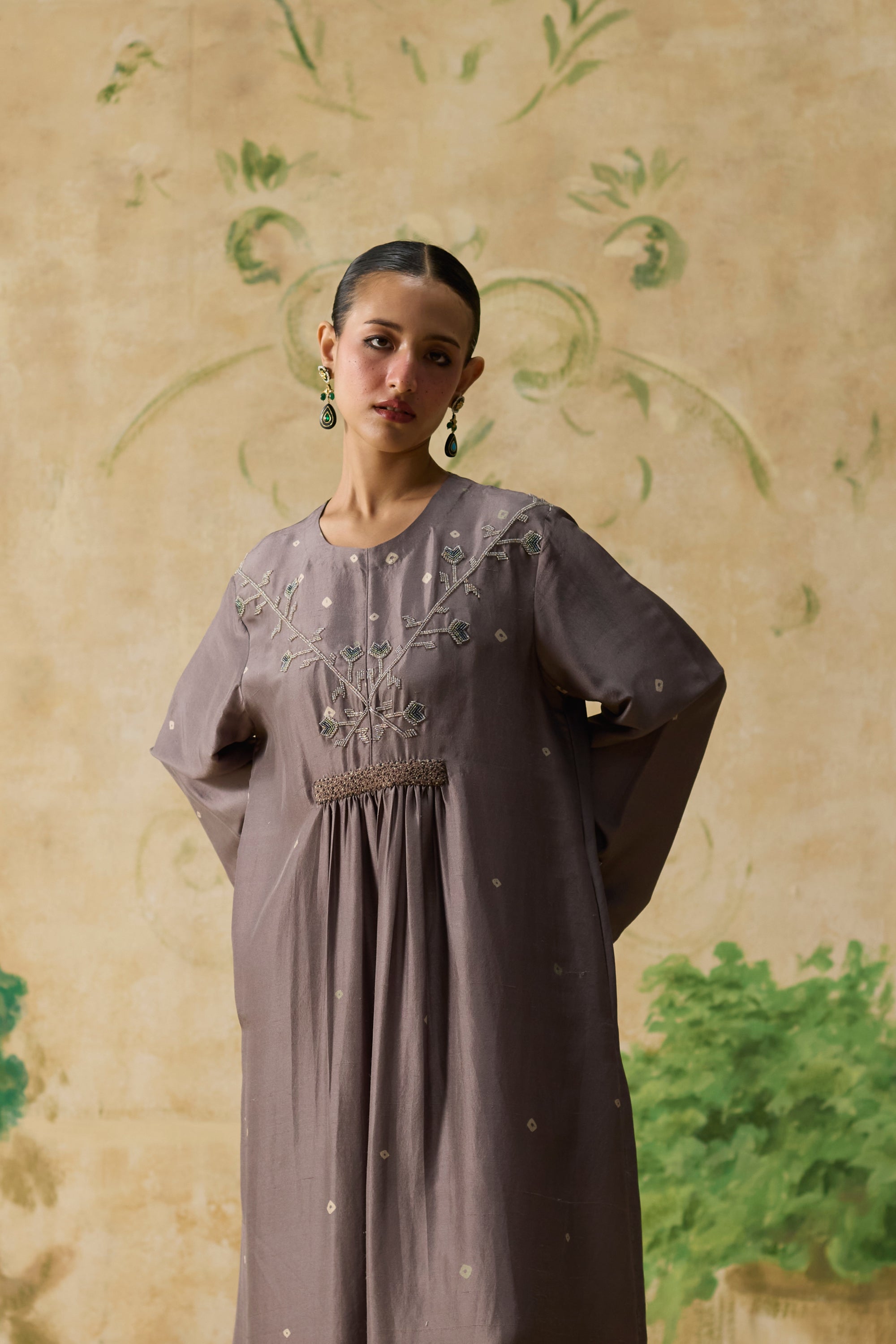 Bandani Kurta - Brown