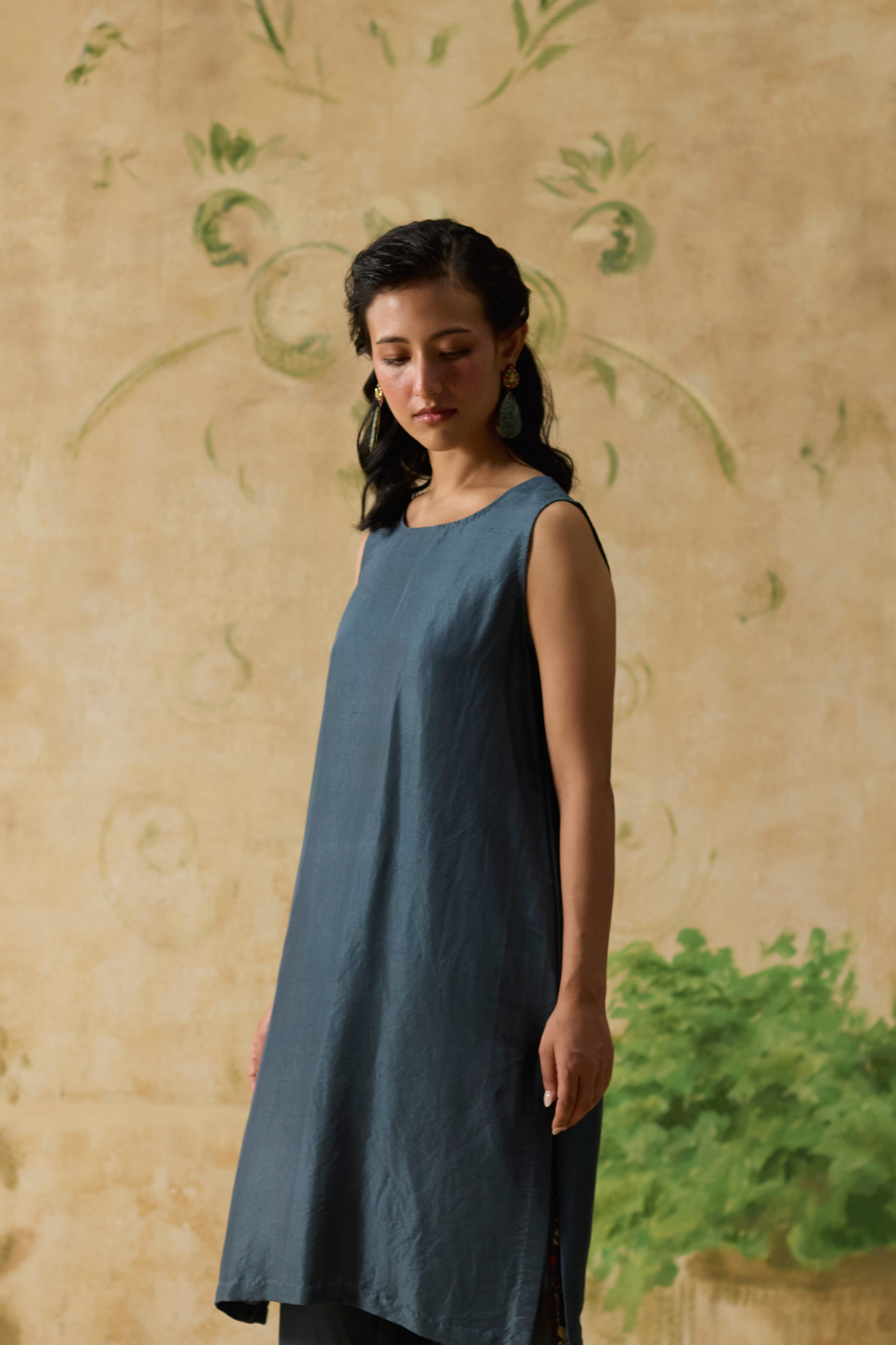 Pine Kurta - Teal