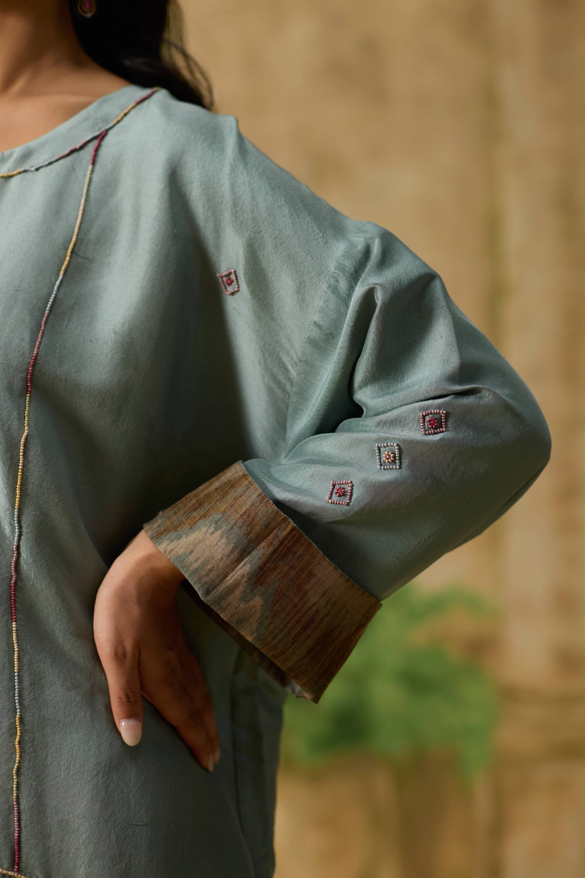 Ikkato Kurta - Teal
