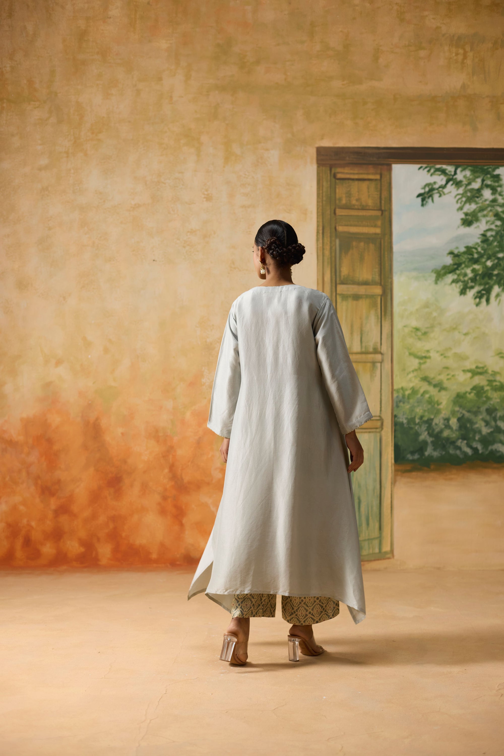 Moor Kurta - Mint Blue