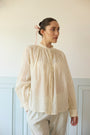 Bsetu Shirt - Off White And Green