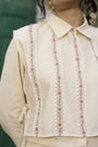 Fiora Gillet- Ecru and Pink