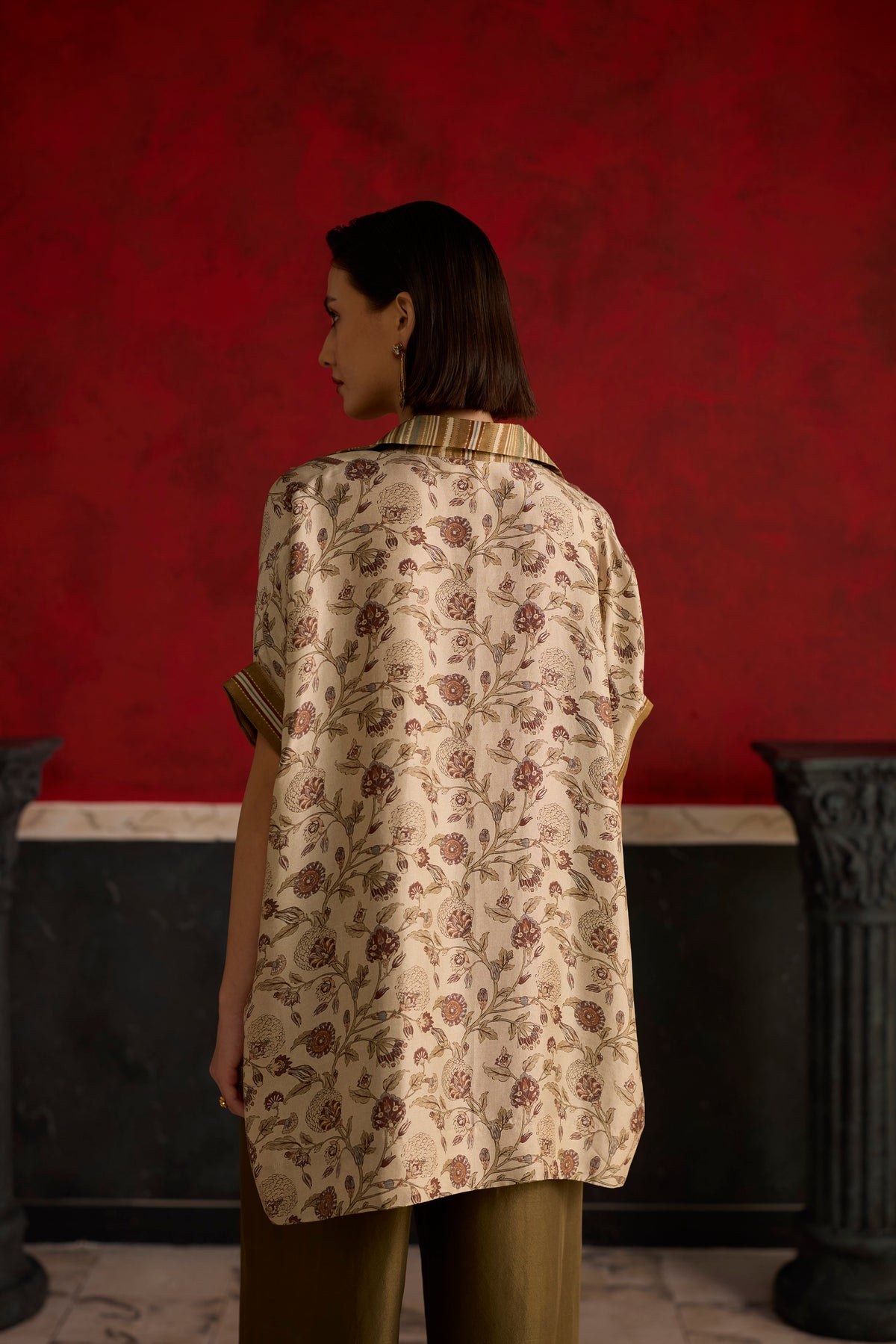 Kiiro Top- Brown and Beige