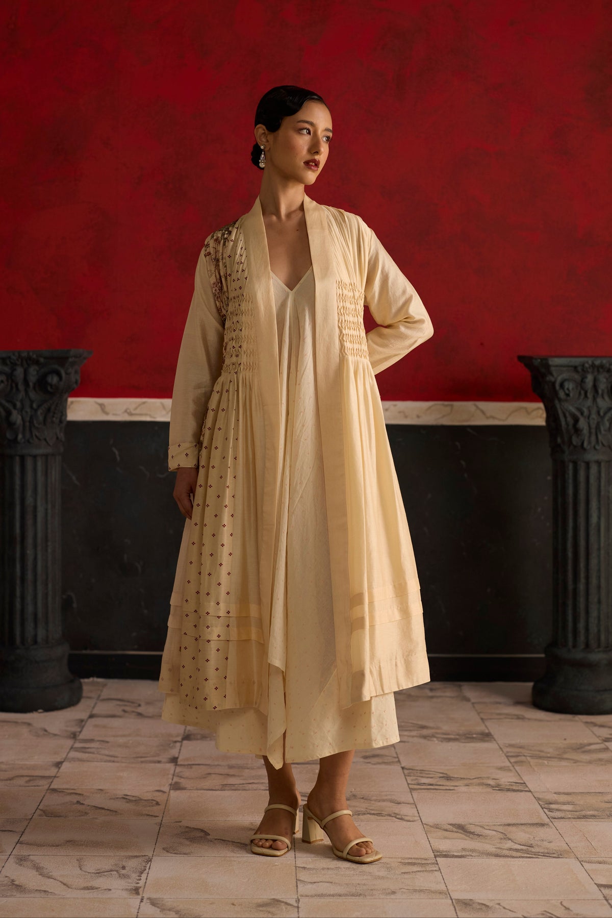 Amane Tunic set- Beige