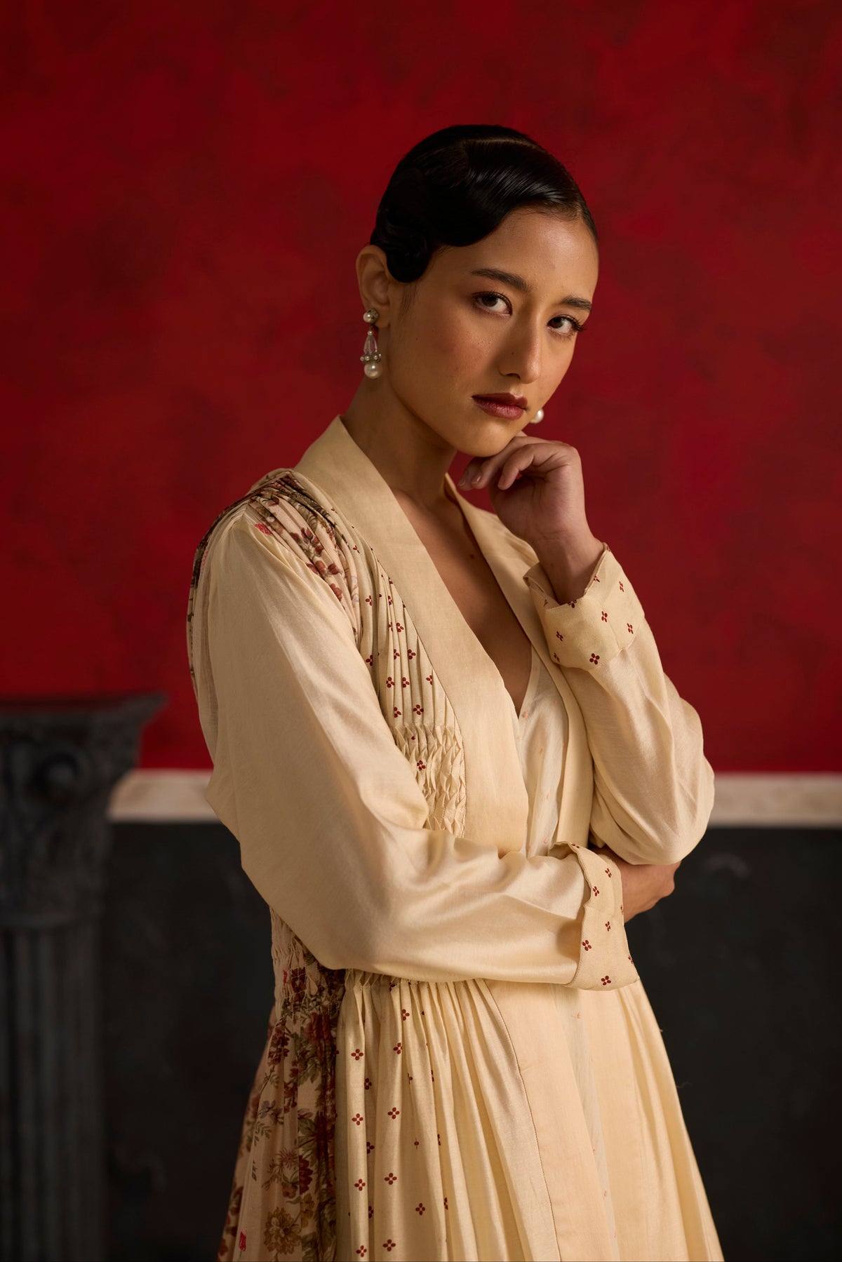 Amane Tunic set- Beige