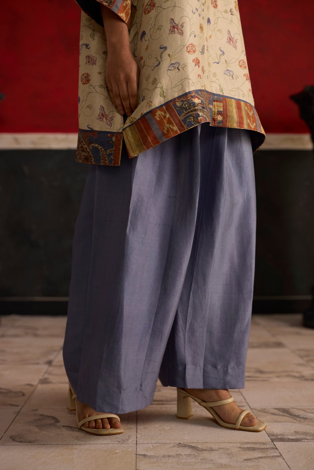 Mio Co-ord set- Blue and Beige