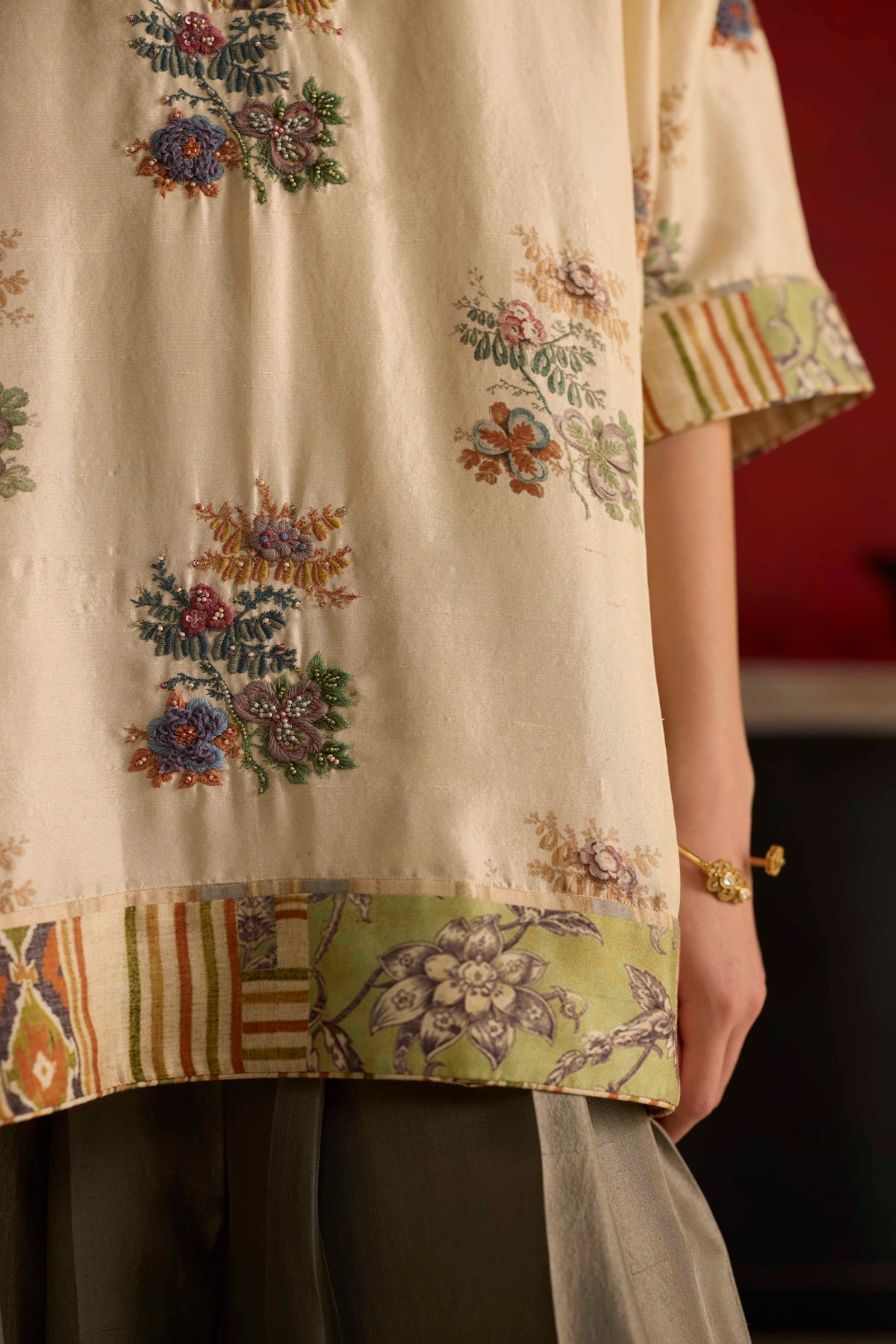 Mio Co-ord set- Green and Beige