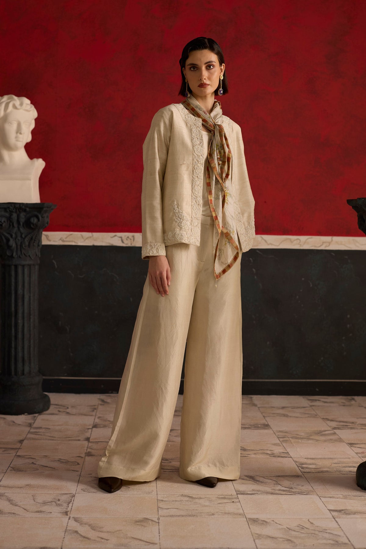 Eden Jacket set- Off white