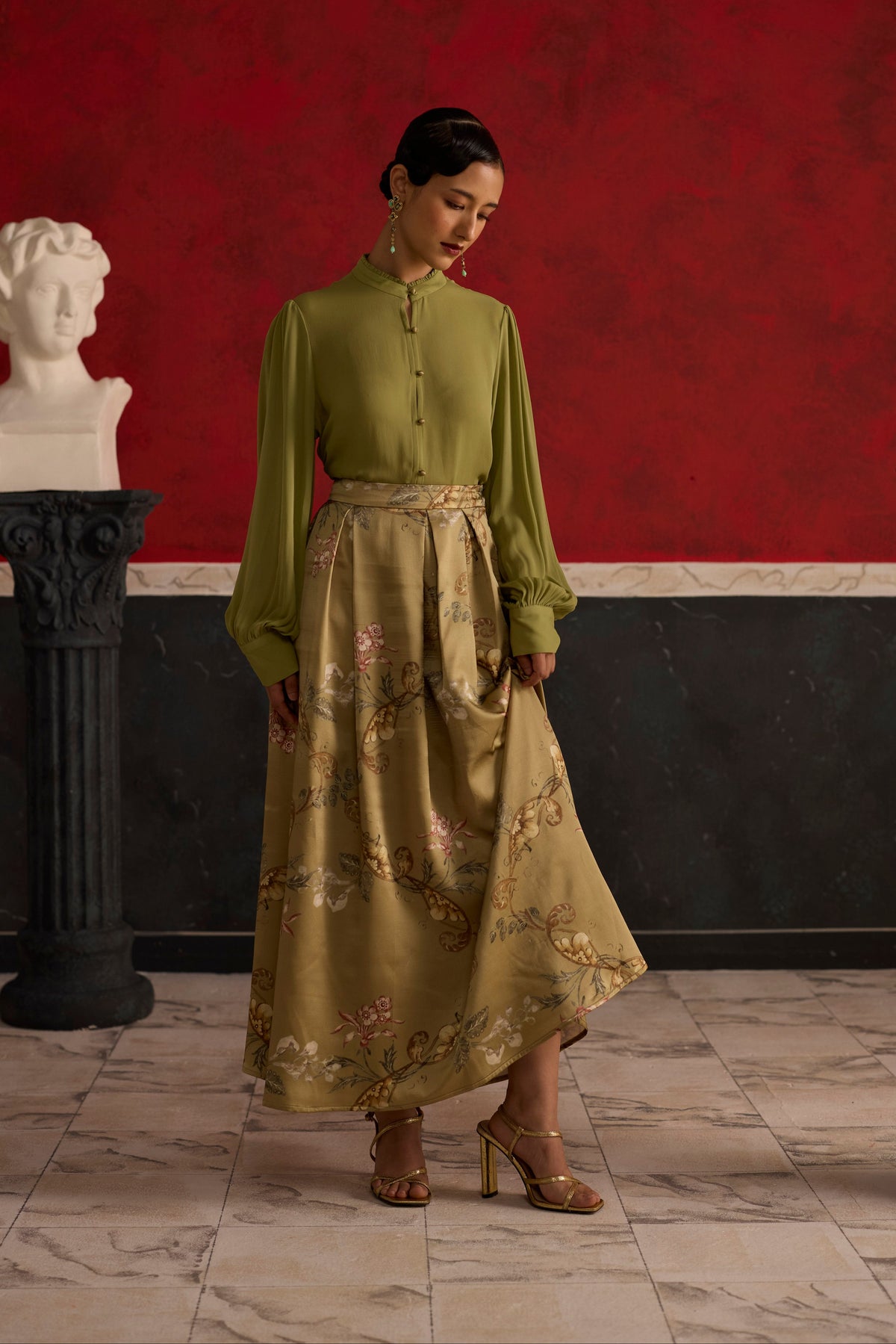 Amara Co-ord set- Green