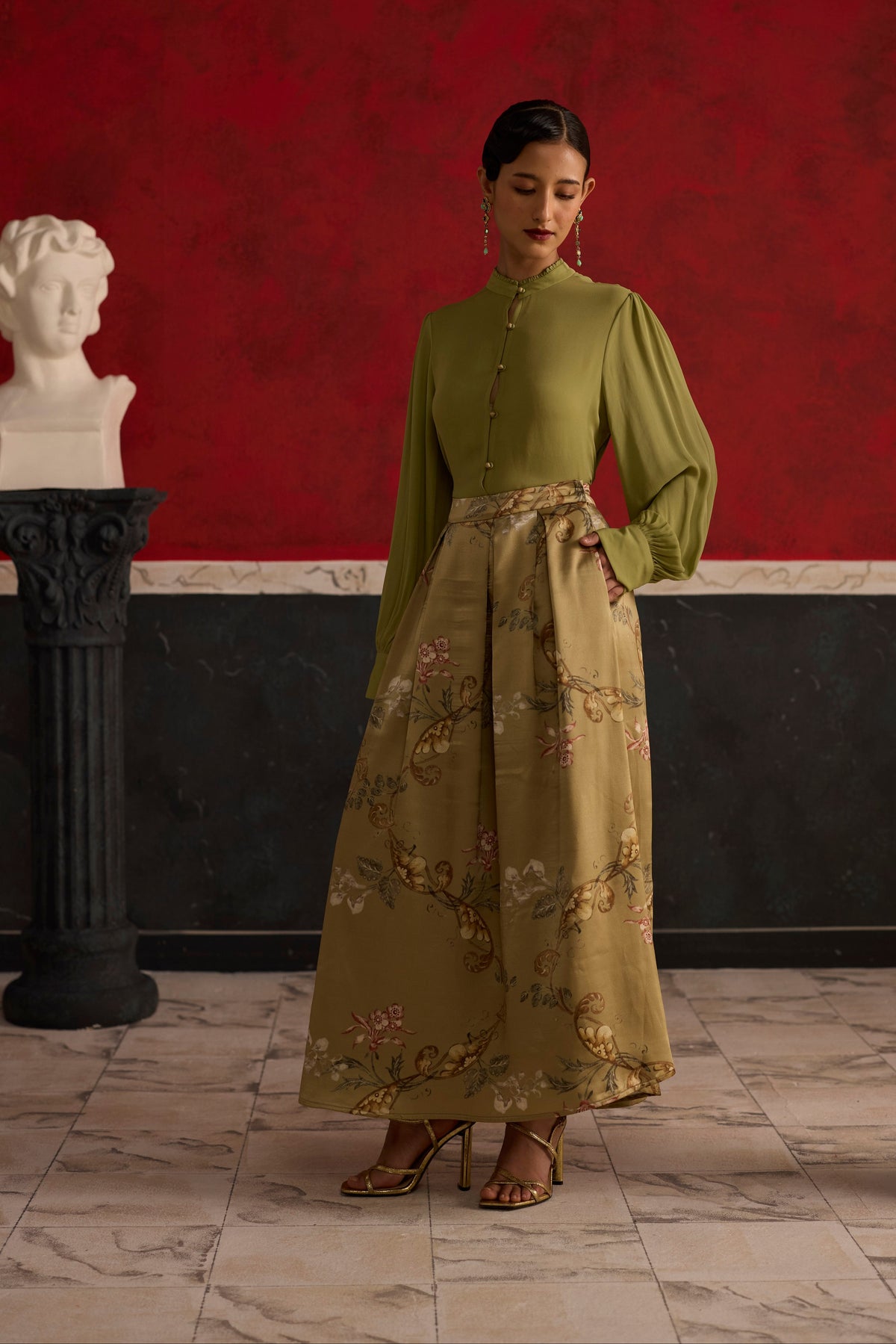 Amara Co-ord set- Green
