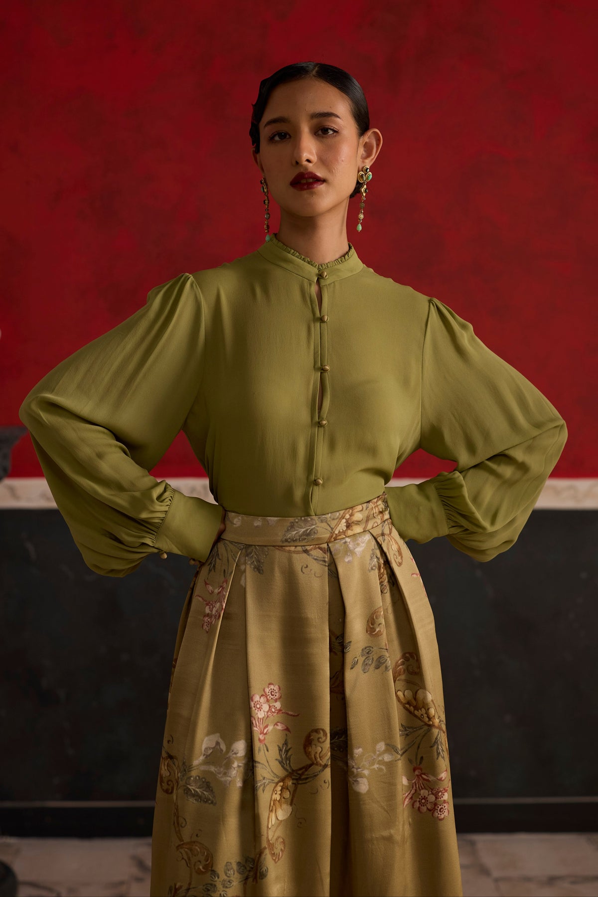Amara Co-ord set- Green