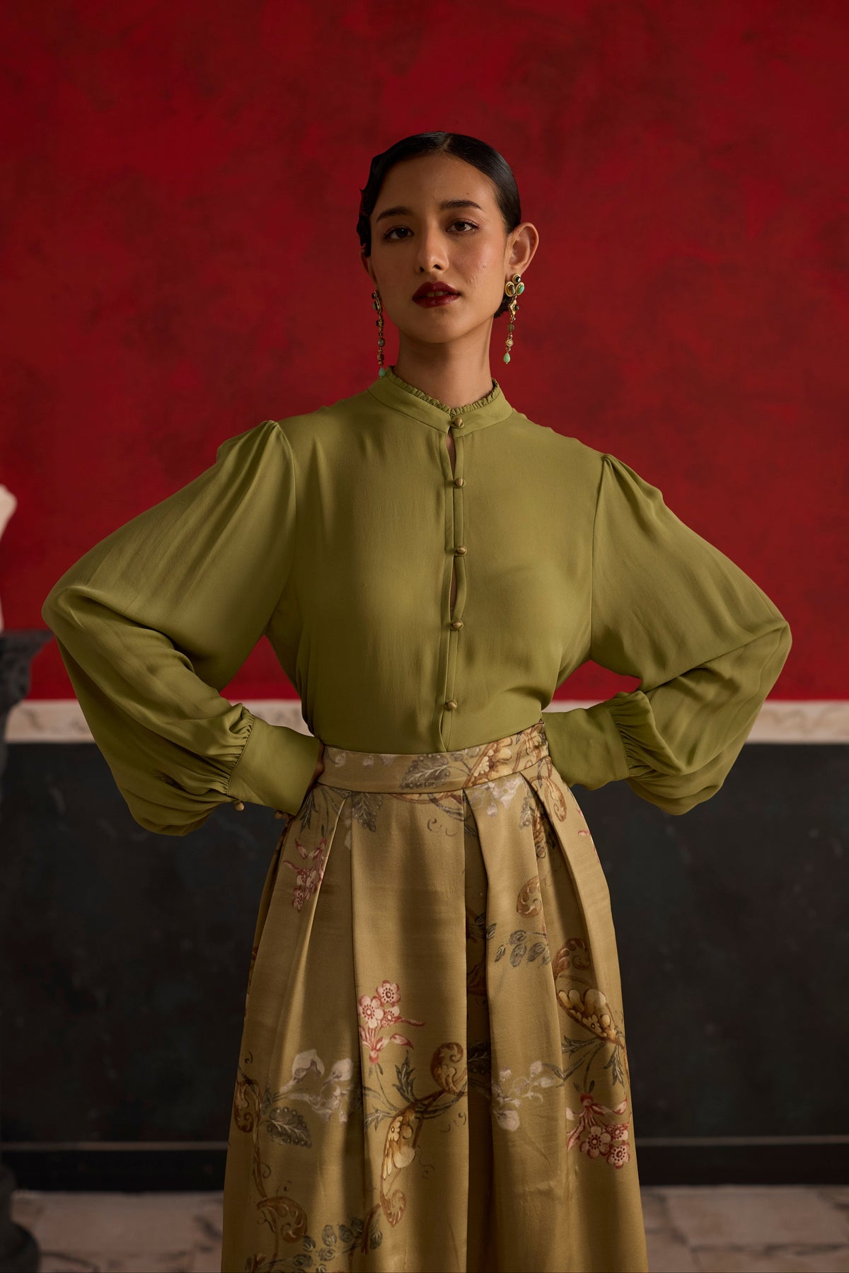 Amara Top- Green