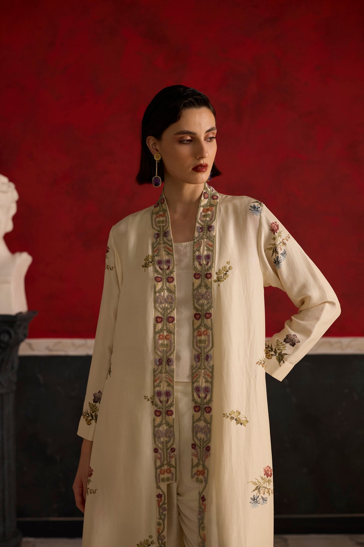 Hellea Jacket Set- Off white