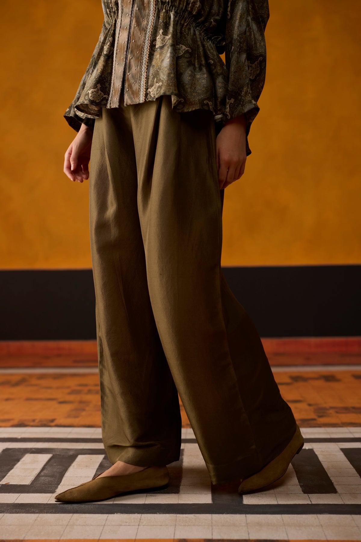 Sylvie Co-ord set- Brown