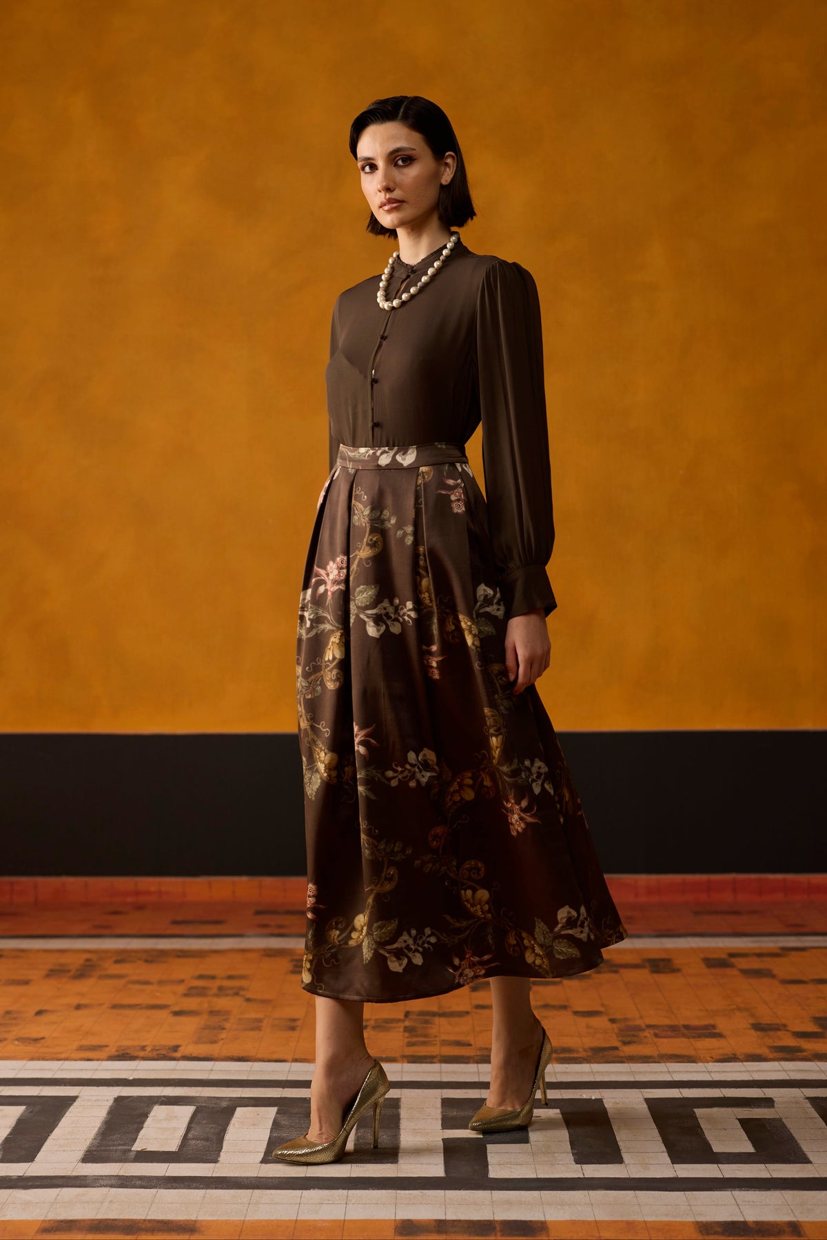 Amara Top- Brown