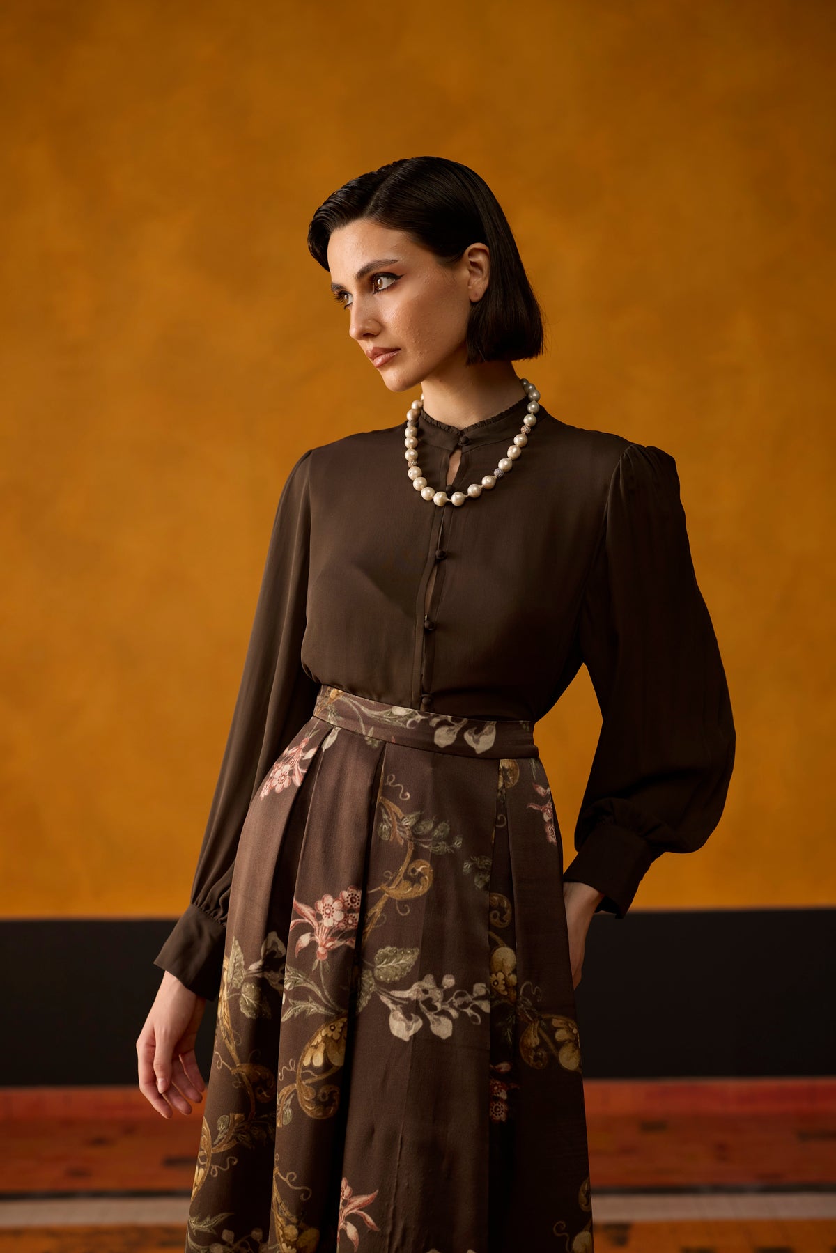 Amara Top- Brown