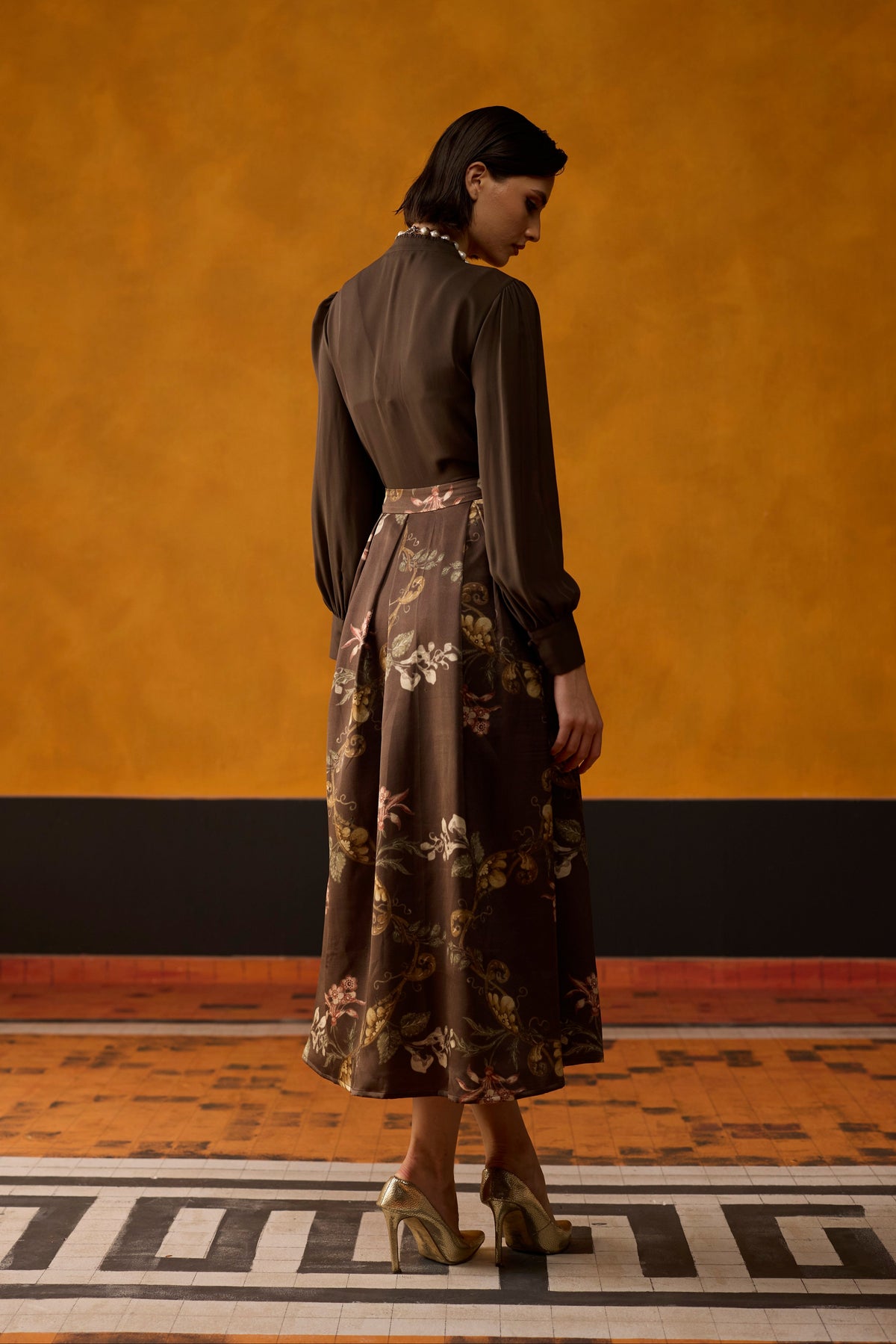 Amara Top- Brown