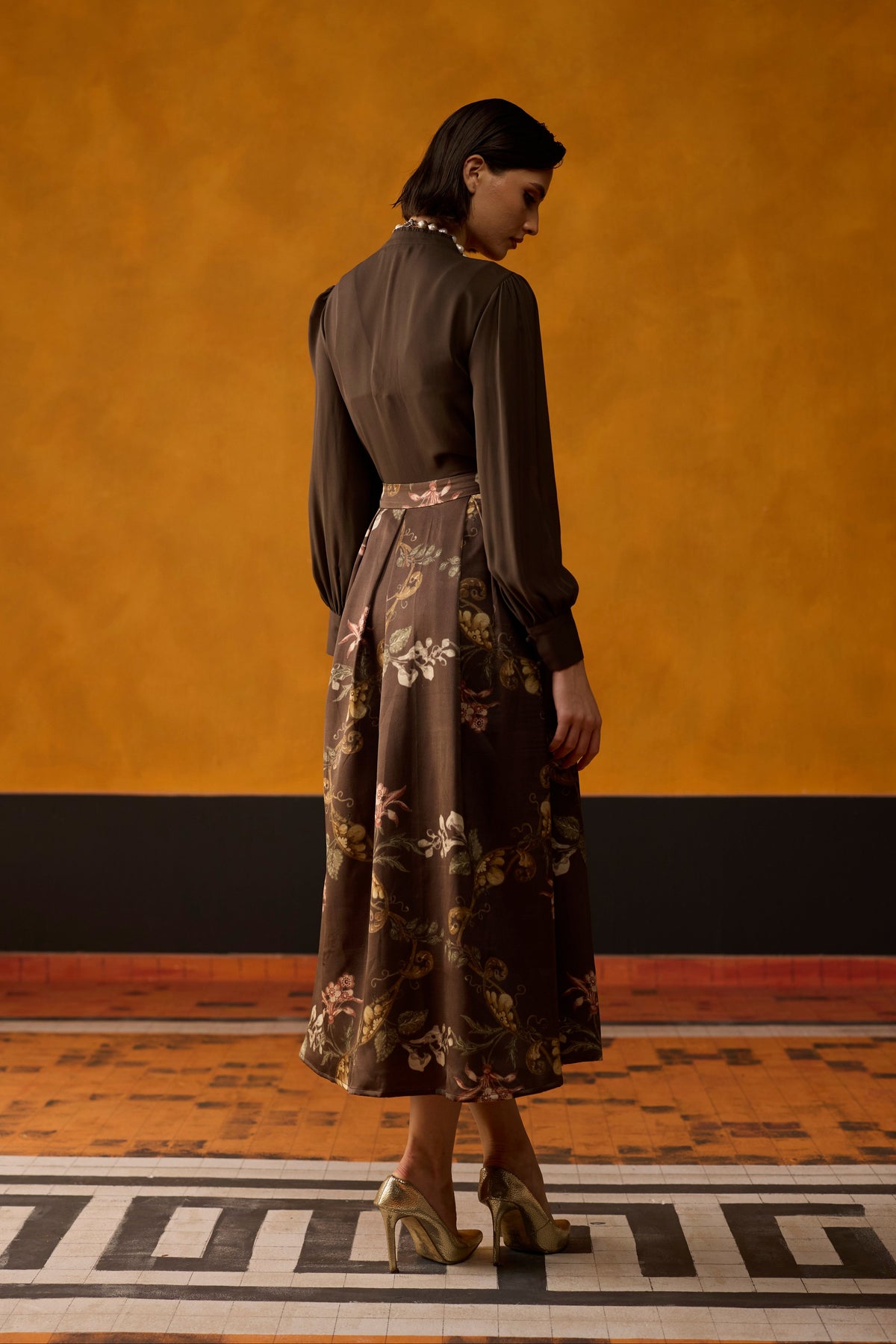 Amara Co-ord set- Brown