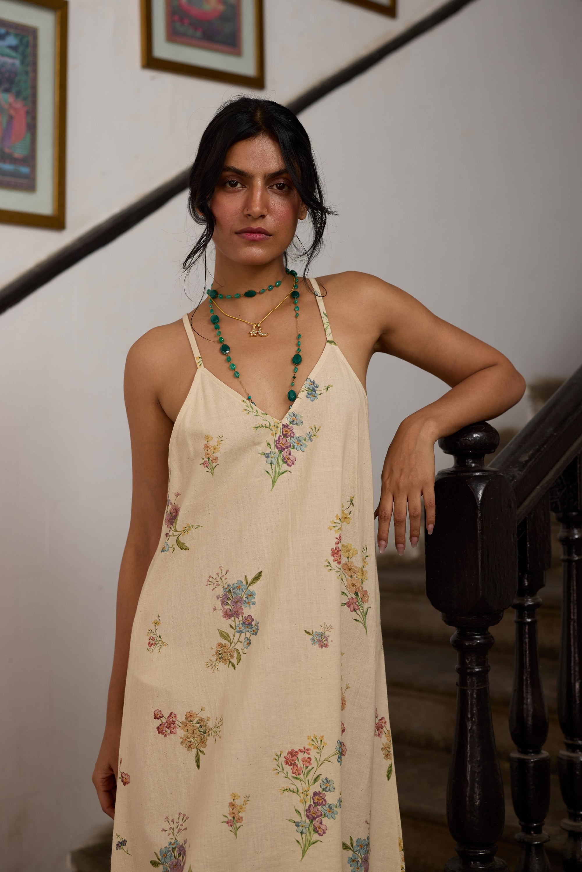 Amane Tunic Set- Peach