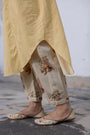 Brisa Pant- Ecru and Red