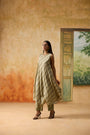 Gleam Tunic - Beige And Green