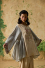 Vale Kurta - Beige And Light Bue