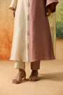 Twain Pant - Pink And Beige