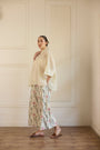 Issiki Pant - Off White And Purple
