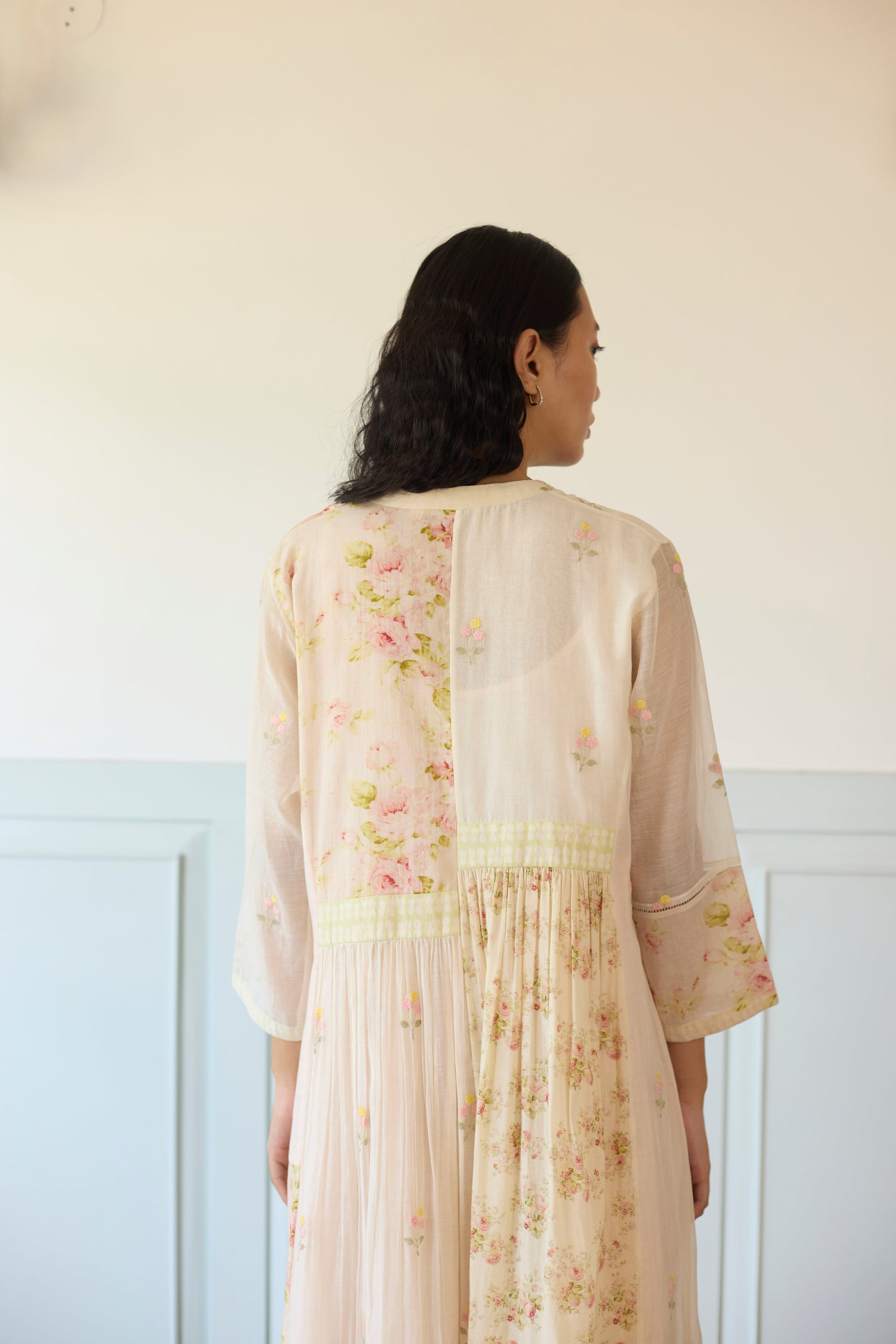 Raye Tunic - Off White And Pink