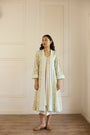 Saco Jacket - Off White And Blue