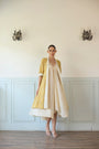 Saco Dress - Off White And Yellow